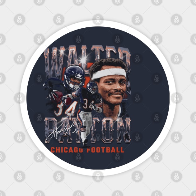 Walter Payton Chicago Vintage Magnet by ClarityMacaws